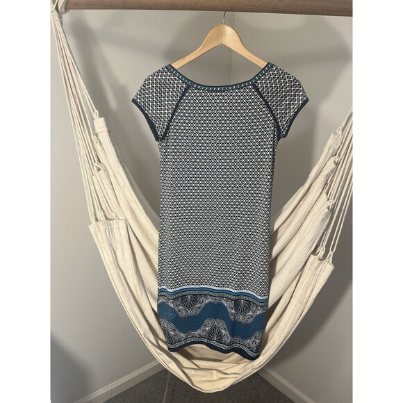 Max Studios Women’s XS Cap Sleeve Geometric Print Dress - Picture 3 of 7